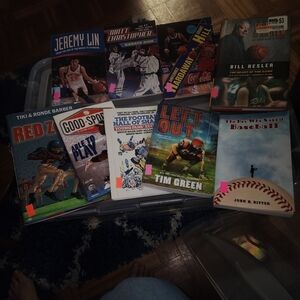 9 BOOK LOT SPORTS RELATED TEEN READING BOOKS